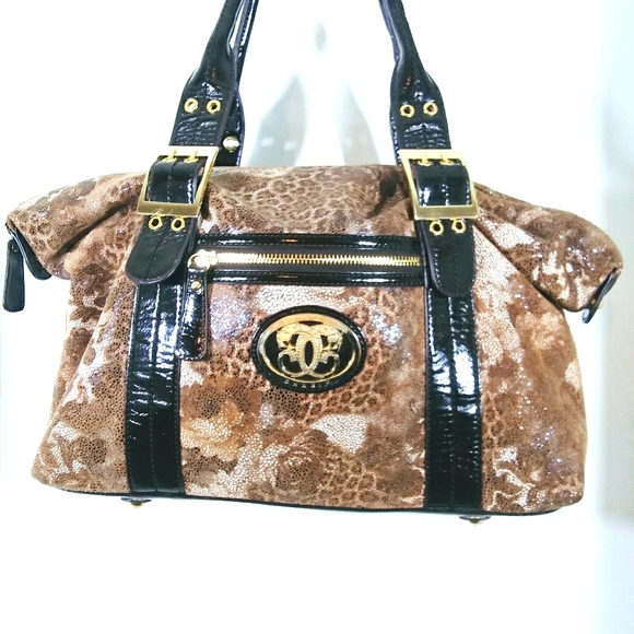 Sharif Handbags - Sharif Brown Leather Shoulder Bag